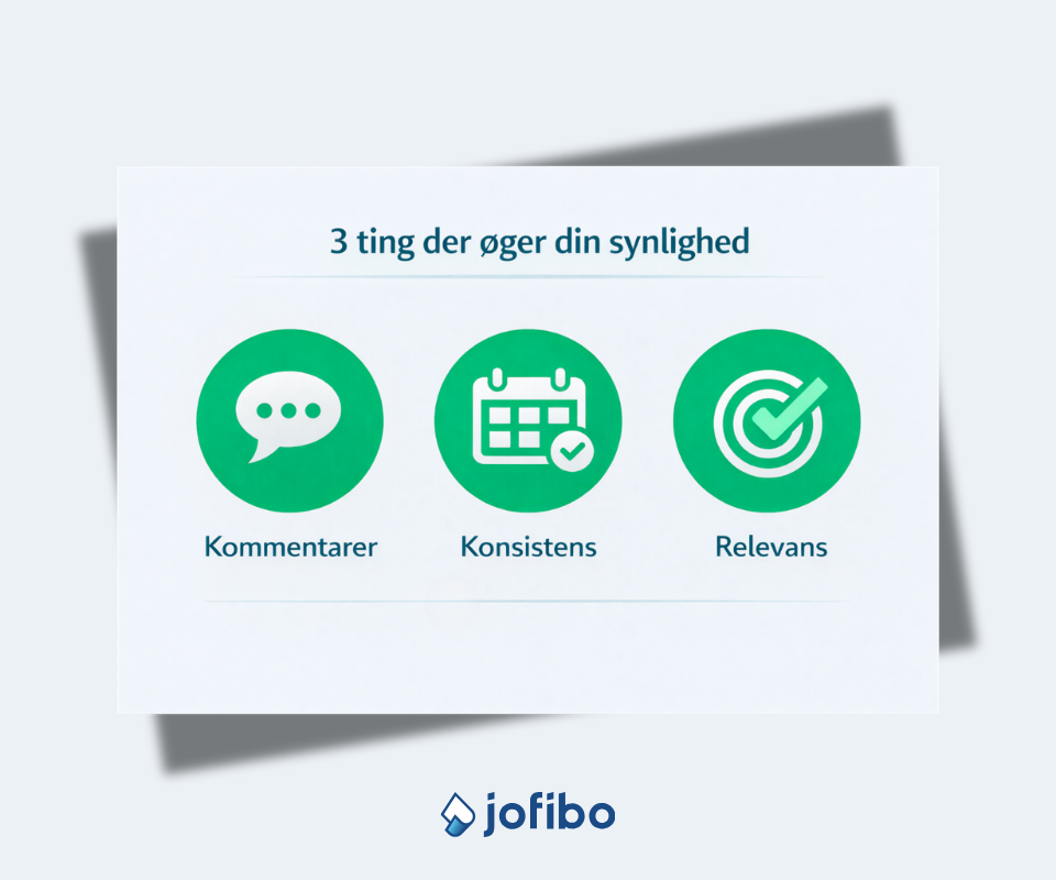 3 ting der øger din synlighed på LinkedIn