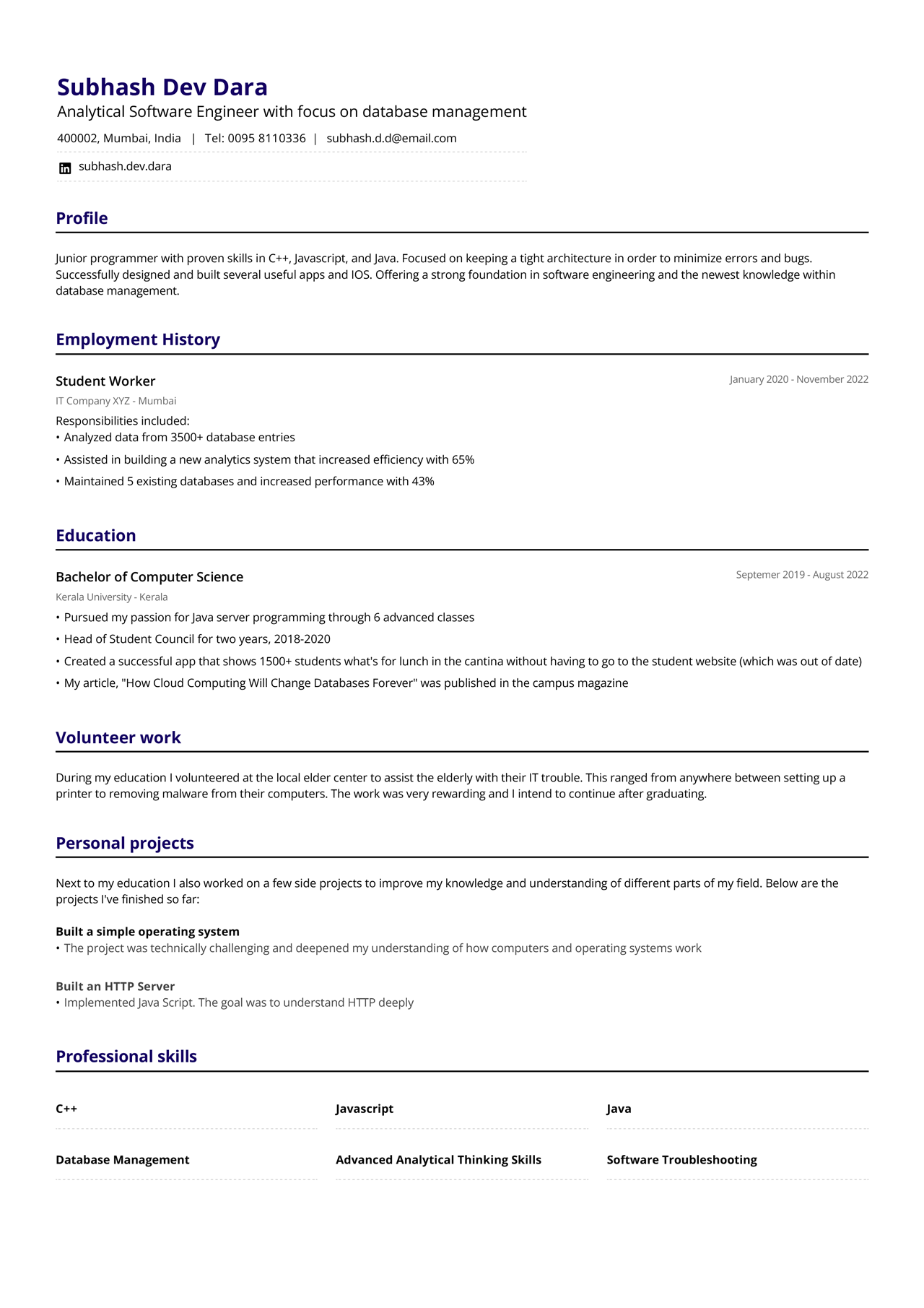 Format impressive resume Impressive Resume